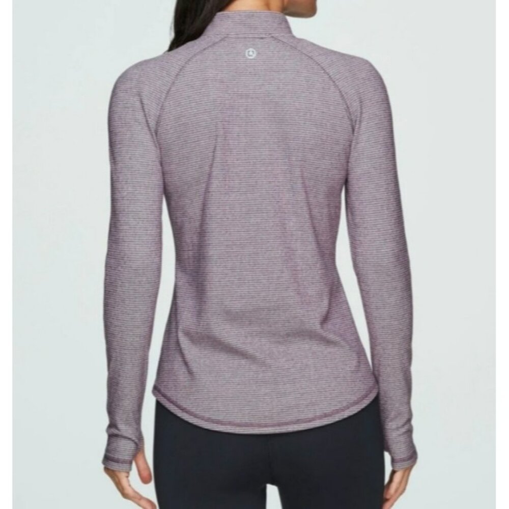Avalanche Active Athletic Sweate Woman Sz XL Stretch Quarter Zip Pullover maroon - Picture 2 of 13